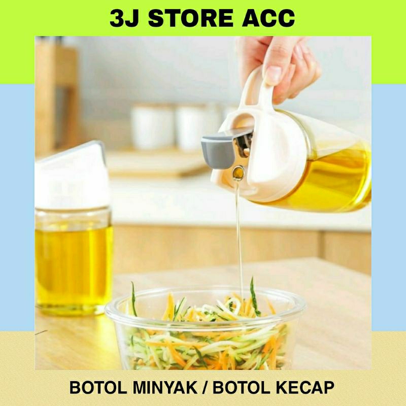 [COD] BOTOL KACA MINYAK - BOTOL KECAP KACA FLEXIBEL BOTOL MINYAK TUTUP OTOMATIS