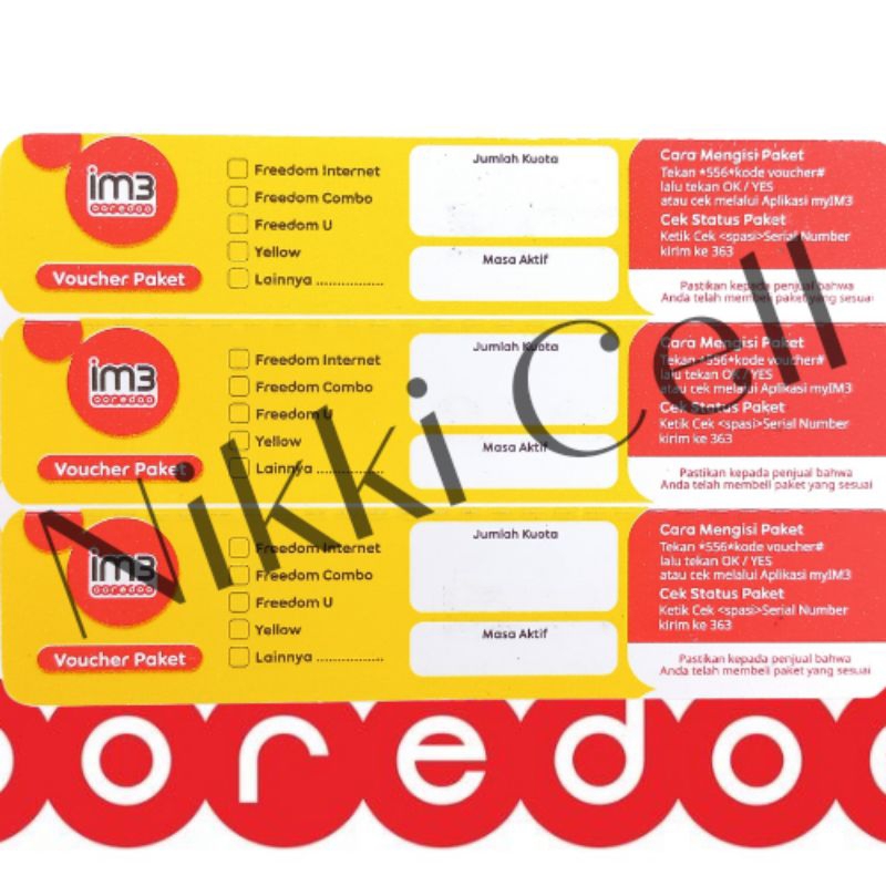 Voucher Kosong Indosat