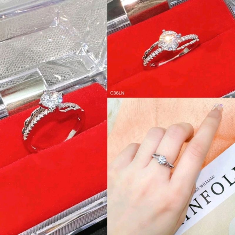 Cincin replika berlian