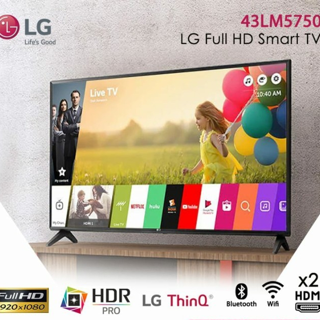 LG 43 INCH SMART FULL HD DIGITAL TV 43UQ5750PTC 43