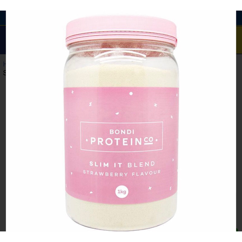 

Bondi protein CO slim It bland strawberry 1 kg