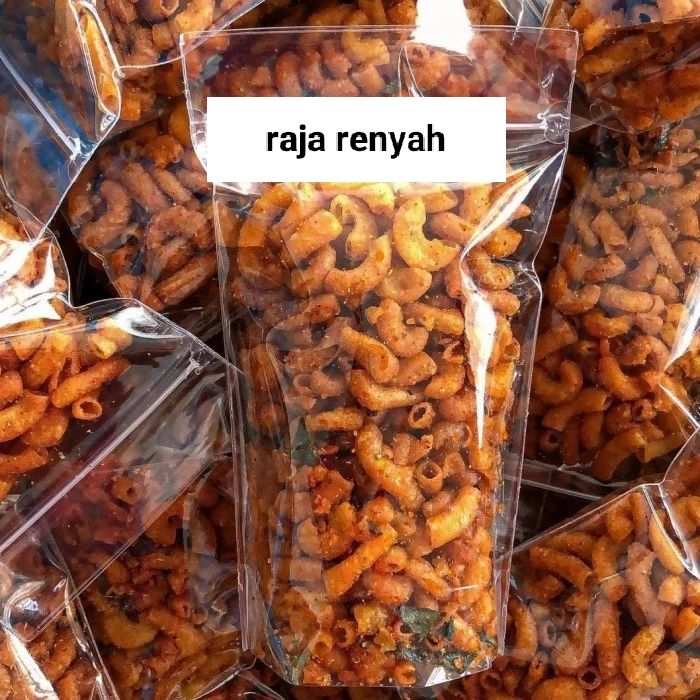 

Makaroni Bantat Kriuk Extra Pedas Gurih Daun Jeruk 150 Gram