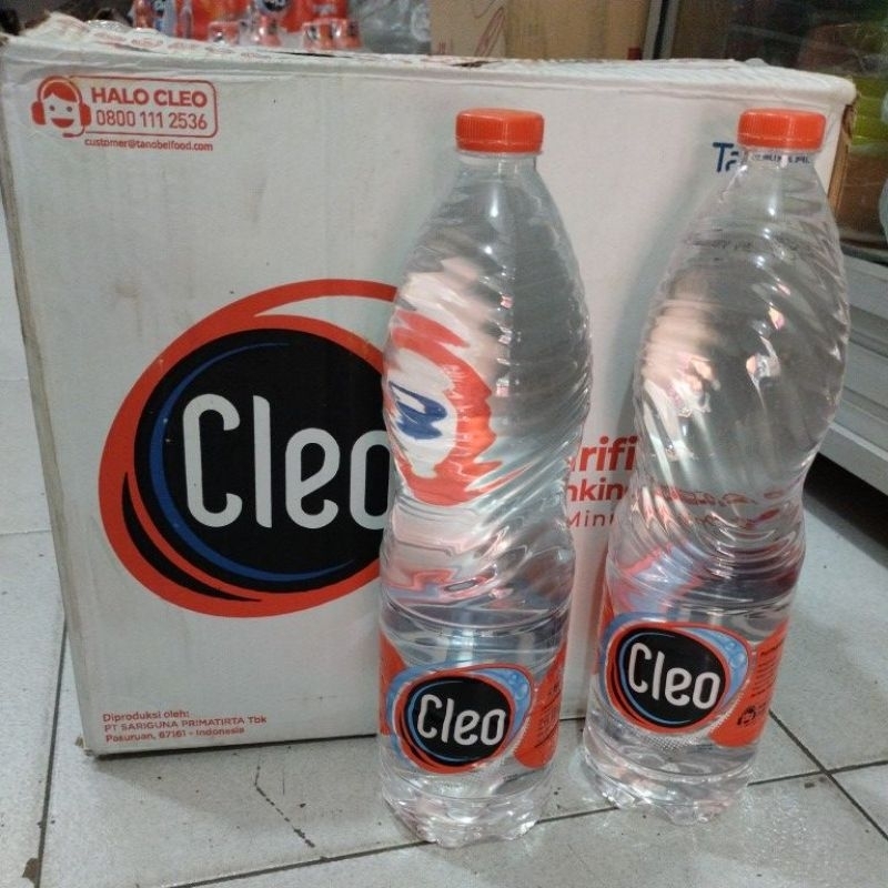 

Cleo botol 1500ml / air minum murni / pure water