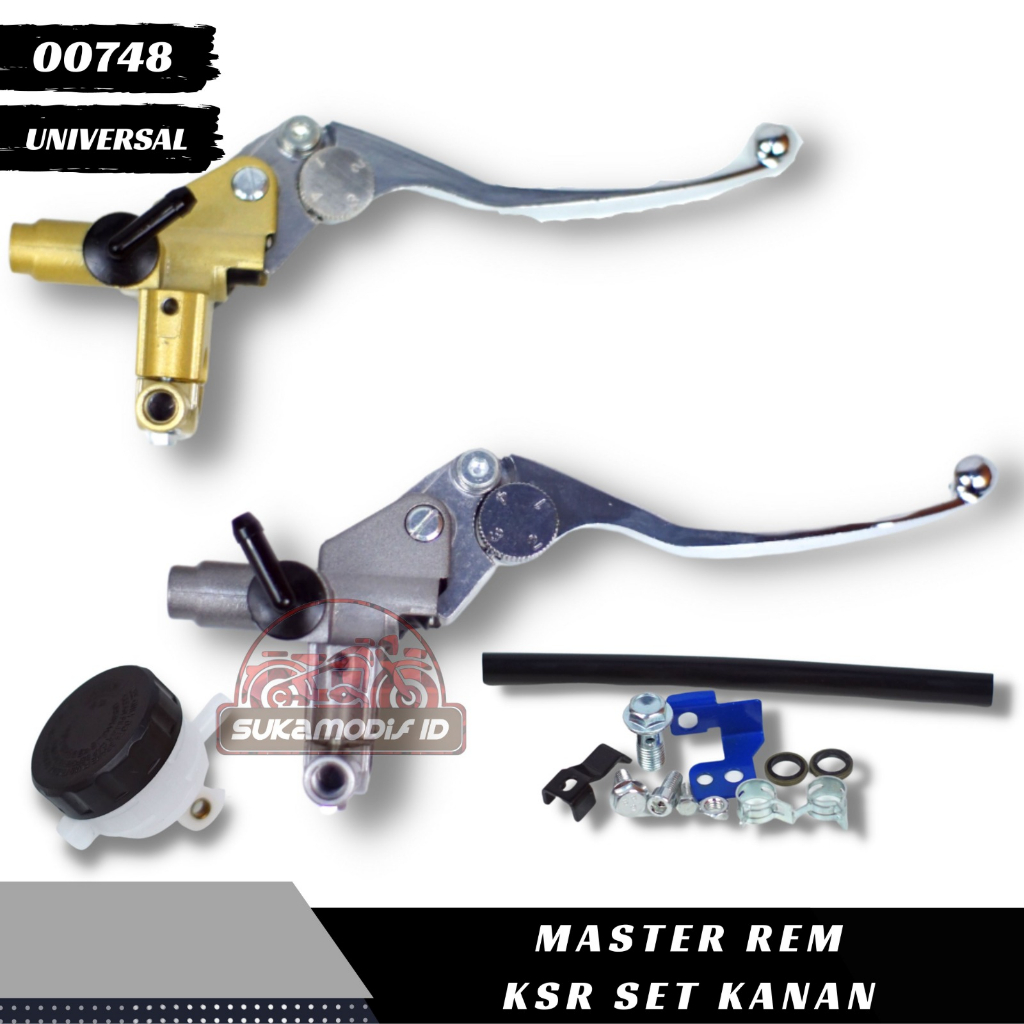 Master Rem KRS  Universal KRS Master Rem KRS  Set Kanan Brake Pum