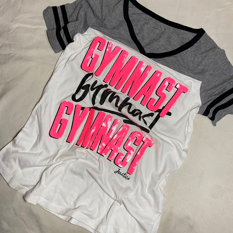 PRELOVED Tshirt Justice Gymnastic