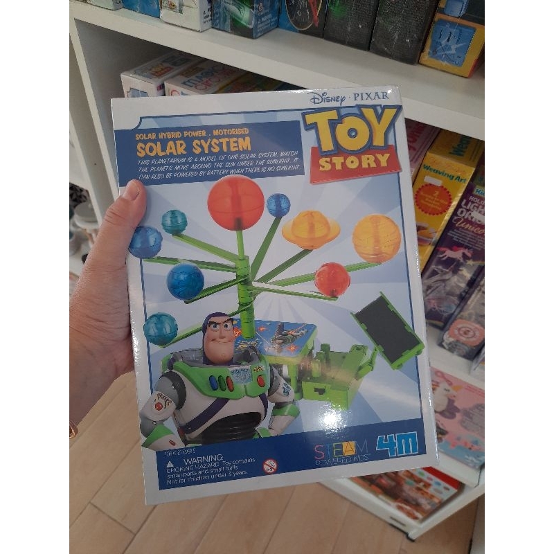 ilykids disney pixar original toy story solar system diy kit hybrid power solar and motorised educat