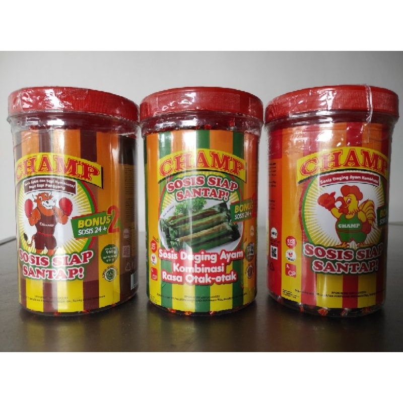 

Champ Toples Sosis Sapi/ Sosis Ayam/ Otak Otak Ikan 26biji