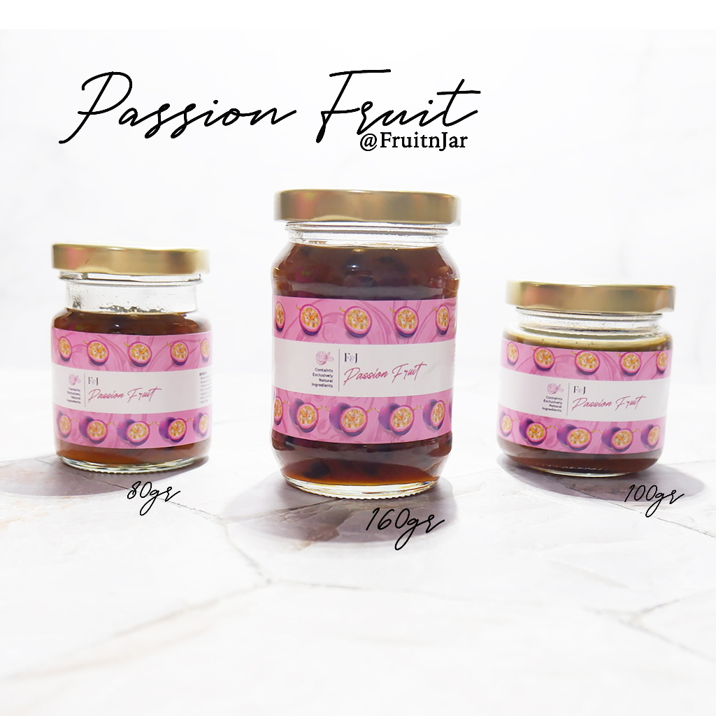 

Selai Buah / Sirup Buah Asli Markisa Passion Fruit Jam - FruitnJar