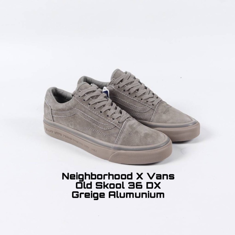 Sneakers Neighborhood X Vans Old Skool 36 DX Greige Alumunium