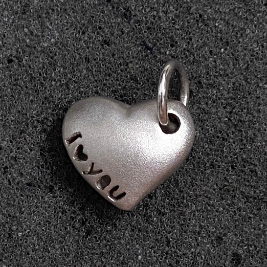 Liontin Perak I Love You Heart Pendant (925 Silver)