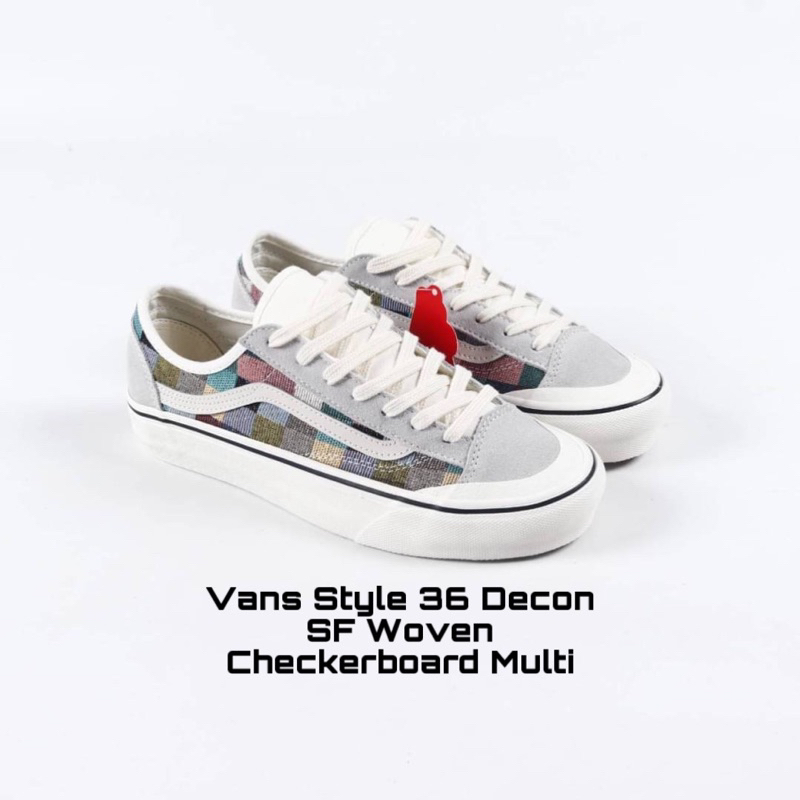 Sneakers Vans Style 36 Decon SF Woven Checkerboard Multi