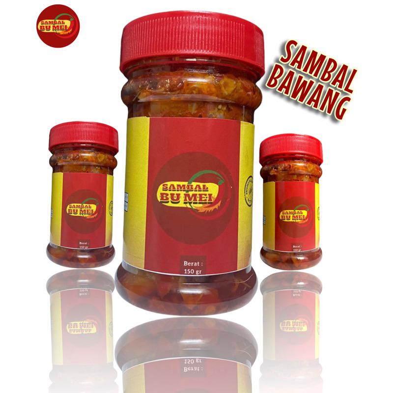 

SAMBAL BAWANG / SAMBAL 150GR / SAMBAL BU MEI / SAMBEL PEDES