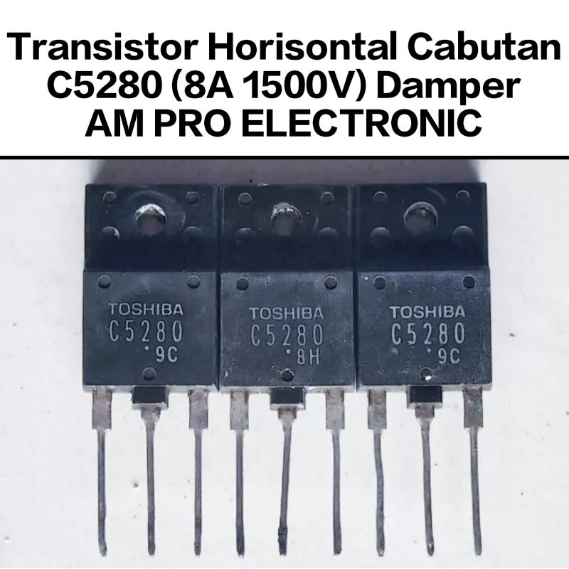 TR C5280 Persamaan C5296 C5447 C5547 Transistor Horisontal Cabutan