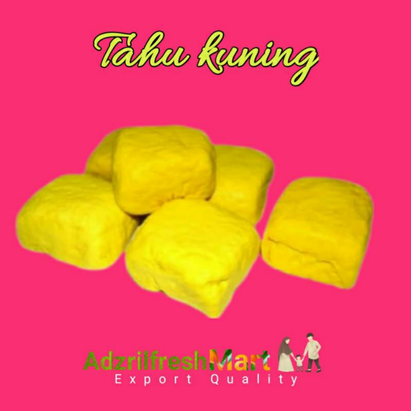 

TAHU KUNING TAHU SUSU BANDUNG KEMASAN ISI 5PCS & 10PCS PERBUNGKUS