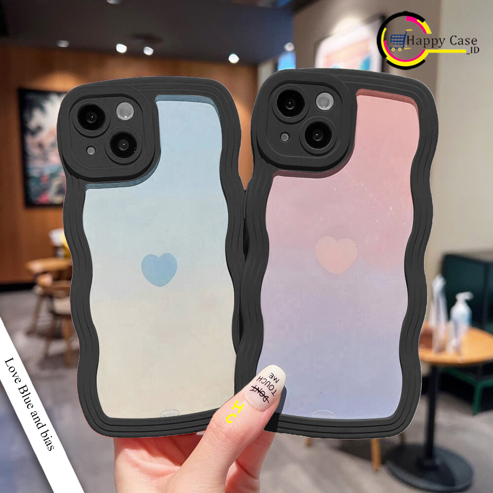 SOFTCASE GELOMBANG HITAM CUSTOM UNTUK A50 A50S A51 A53 A73 F1S F5 RENO 4F 5 7Z T1 5G Y91 Y91C V25 V2