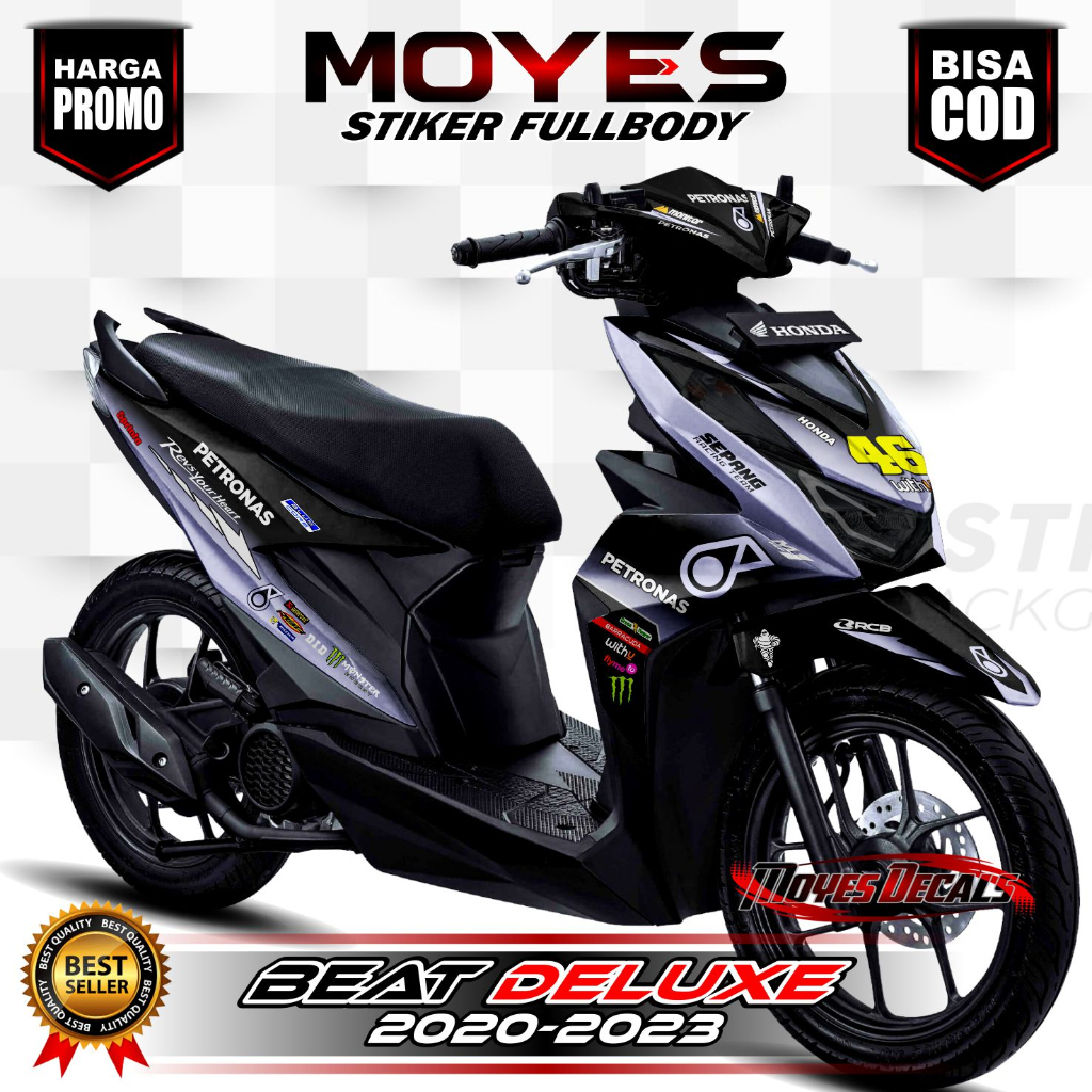 (Best Seller) Decal Sticker BEAT 2020/2021/2022  Fullbody PETRONAS