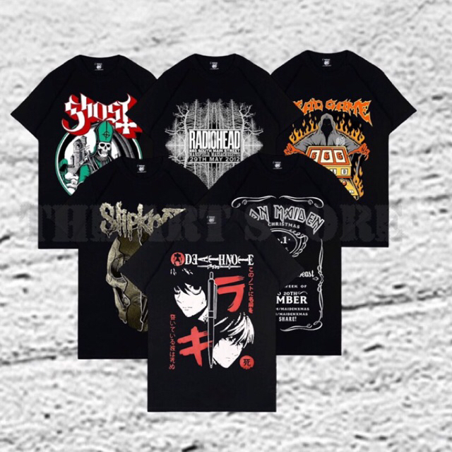 KAOS BAND / KAOS MUSIK / KAOS METAL / BAJU MUSIK KAOS ROCK METAL