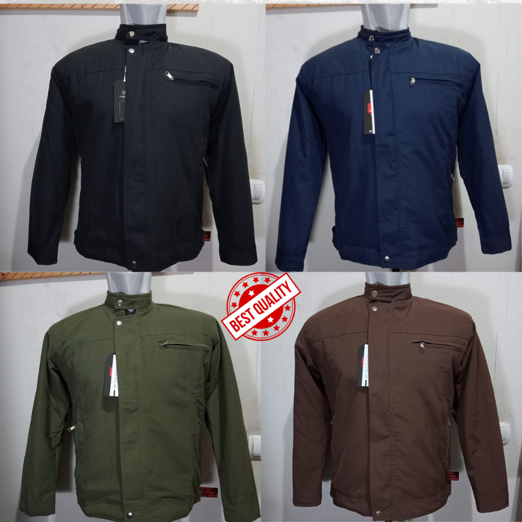 Premium jaket anti air dan angin bahan taslan // jaket motor