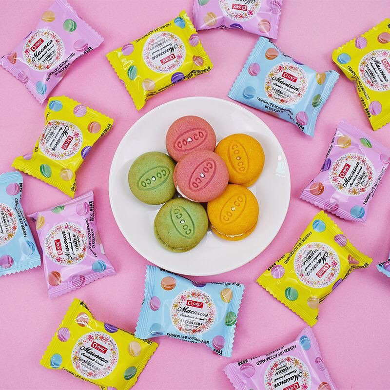 

(HALAL) 1 PCS Macaron Sandwich biscuit 15 gram Super enak