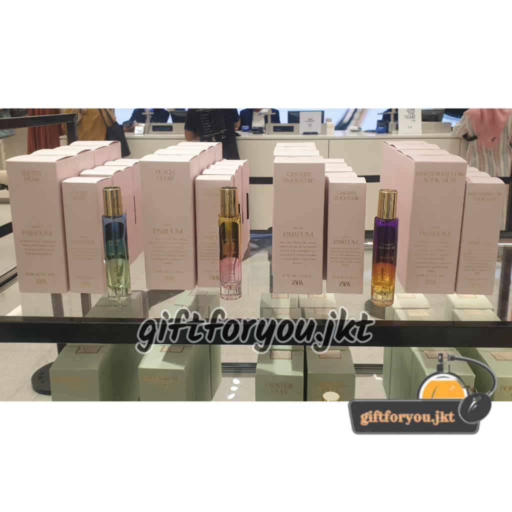 SALE Parfum Zara Cherry Smoothie / Marshmallow Addiction / Sultry Pear / Peach Glow / Noble Wisteria