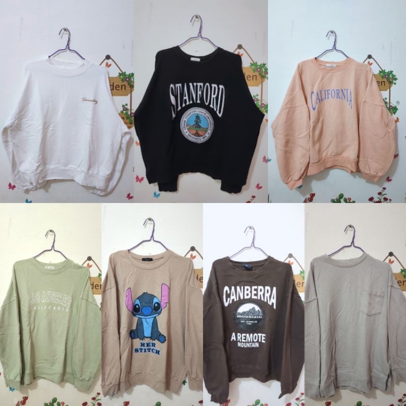 preloved sweater oversize/sweatshirt lucu