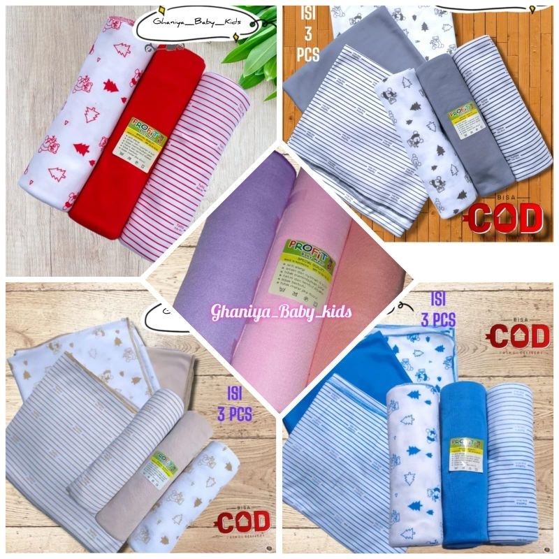 3 PCS bedong Pernel Lembut bayi ukuran 110×90