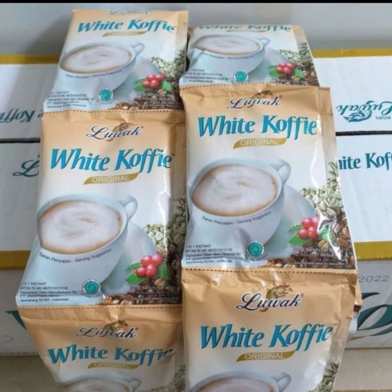 

Kopi Luwak White Coffe 1 Renceng ISI 10Sachet