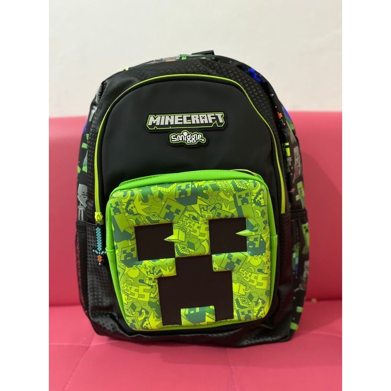 Smiggle Minecraft Classic Backpack Tas Smiggle SD
