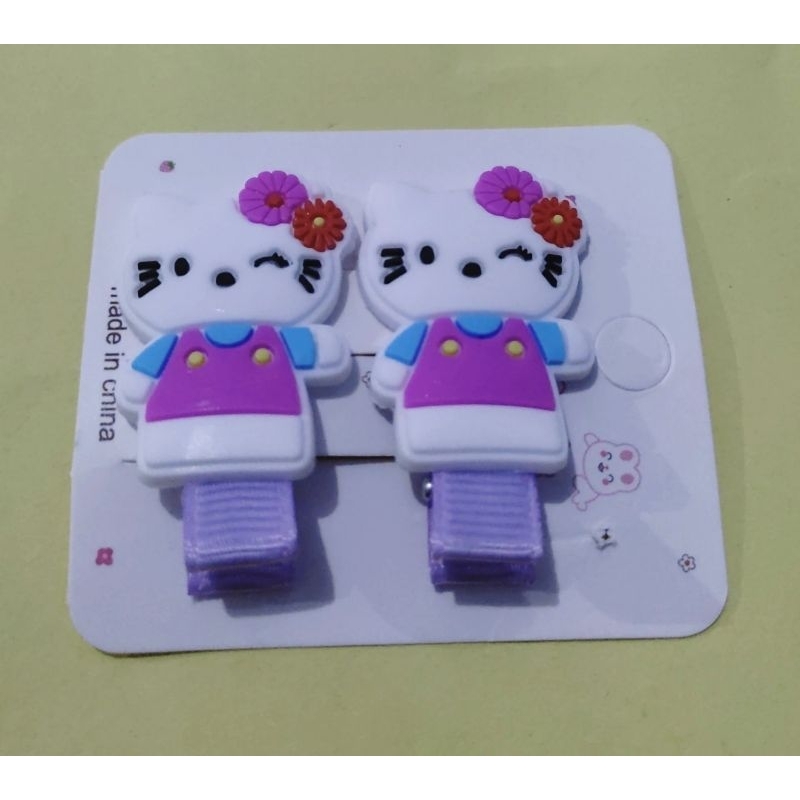 Jepit Rambut Premium / Jepit Rambut anak hellokitty / Jepit Rambut Anak hellokitty / Jepit Rambut An