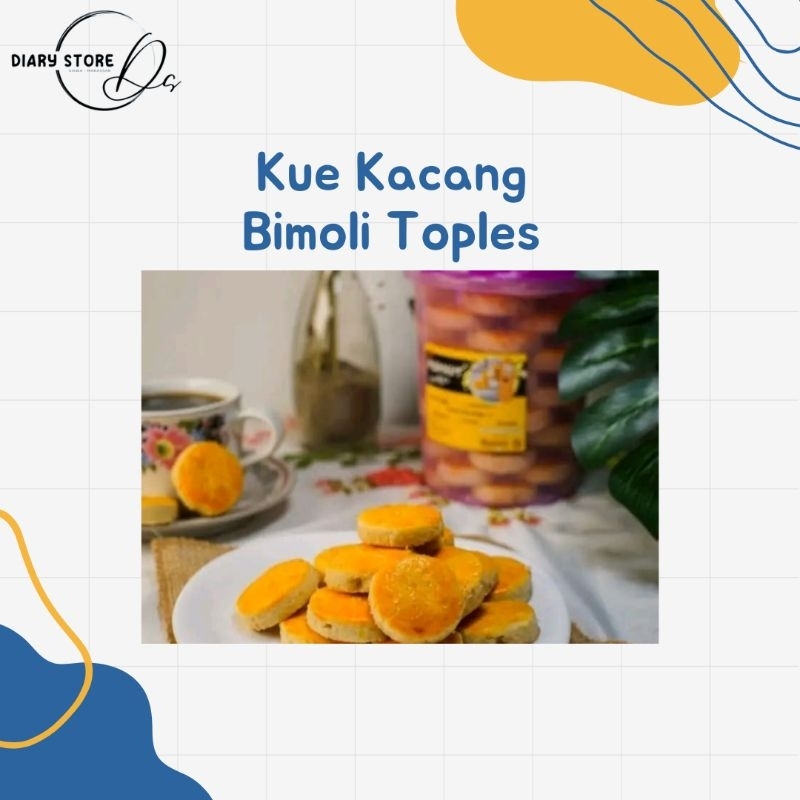 

kue kacang bimoli toples