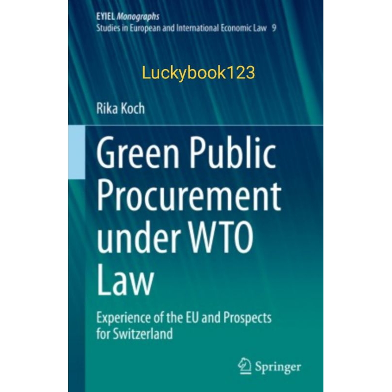 Buku Green Public Procurement under WTO Law