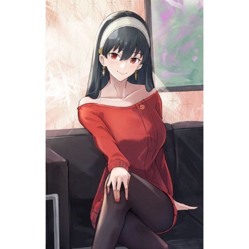 Kostum Yor Forger Daily Red (Merah)