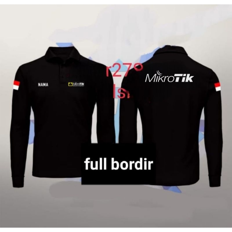 Kaos mikrotik baju mikrotik seragam mikrotik Pdh mikrotik kaos kerah mikrotik kaos polo mikrotik pol