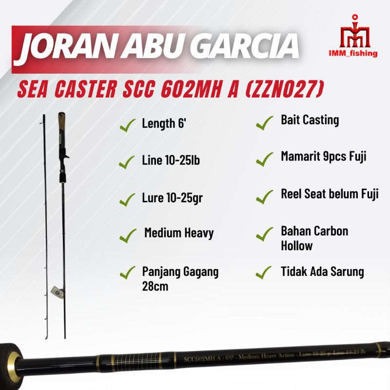 JORAN ABU GARCIA SEA CASTER | Tongkat Pancing | Fishing Rod | BC