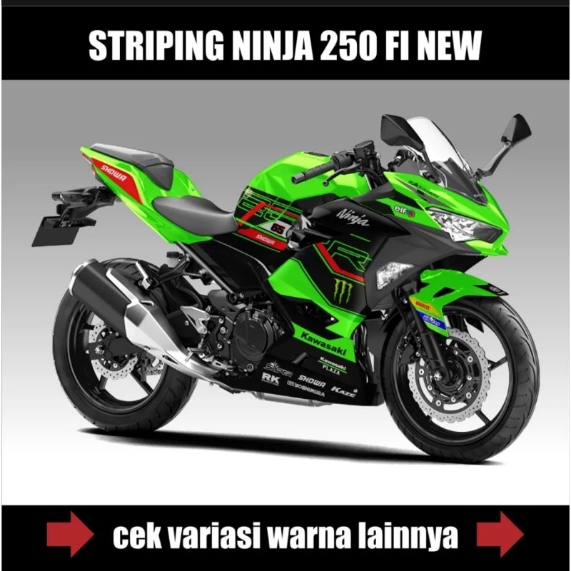 STRIPING NINJA 250 FI NEW 2018/2022 WSBK KAWASAKI NINJA FI 250 NEW NINJA 250 FI