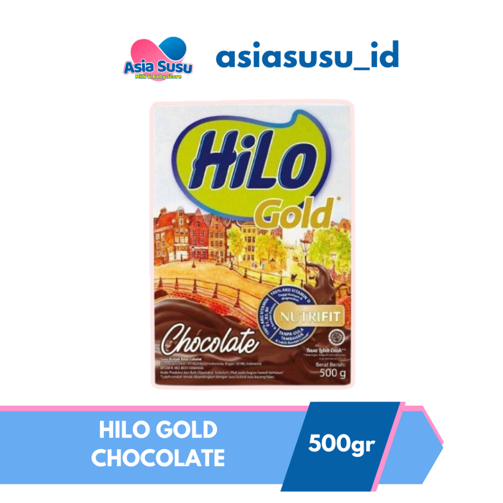 

HILO GOLD 500GR CHOCOLATE / VANILA / ORI Susu Tinggi Kalsium