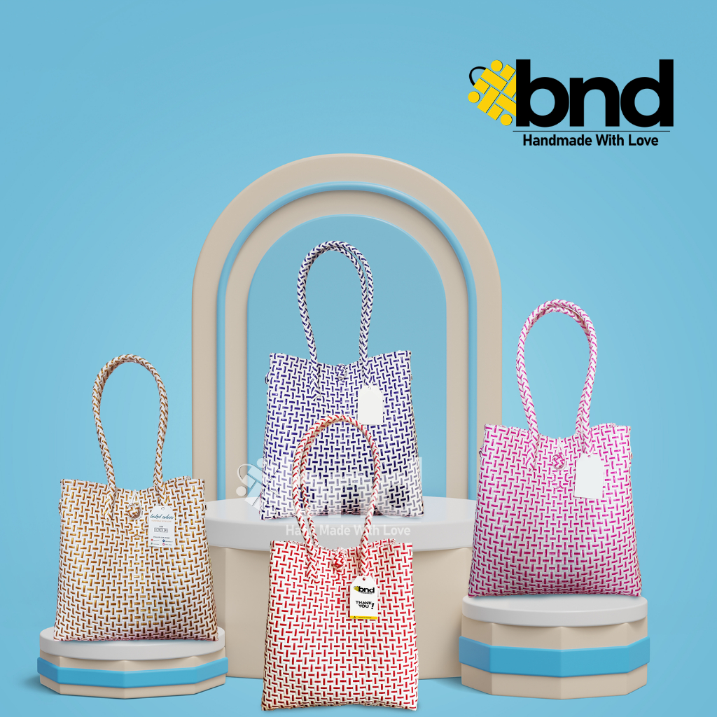 Tas Jinjing Wanita Anyam Premium Tas Jinjing Kerajian Lokal Unik Tas Jaly Tote Belanja Pasar Model B