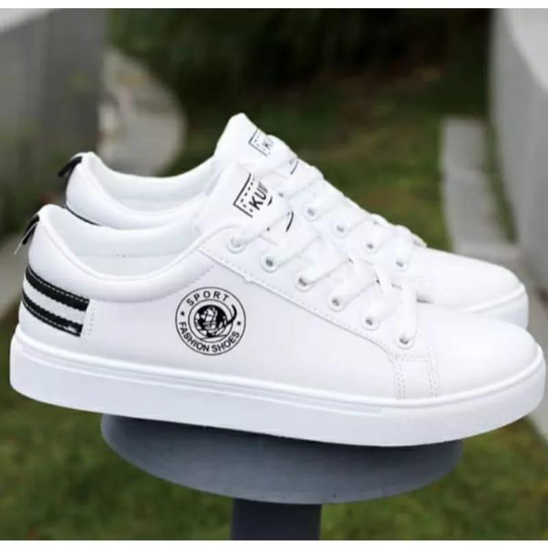 Sepatu pria senji putih flat  casual sport sneakers senji - sepatu pria dewasa - sepatu cowok - sepa