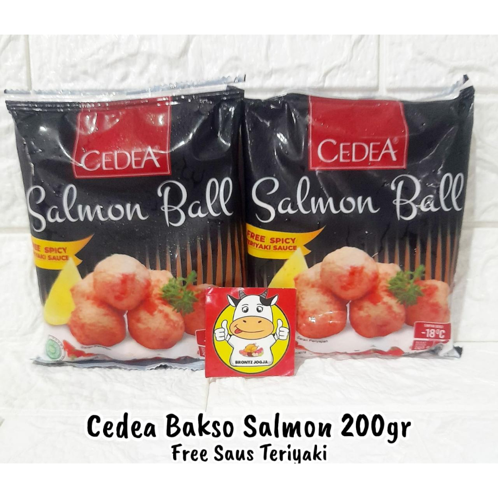 

CEDEA BOLA SALMON 200GR free SAUS TERYAKI - FROZEN FOOD - BRONTZ JOGJA