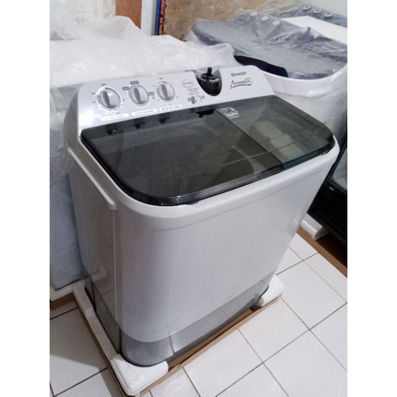MESIN CUCI SHARP EST 96 CL 9 KG MANUAL 2 TABUNG