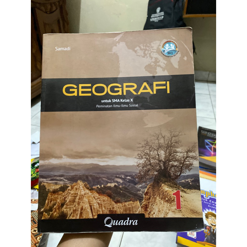 Buku paket Geografi kelas 10 Quadra K13