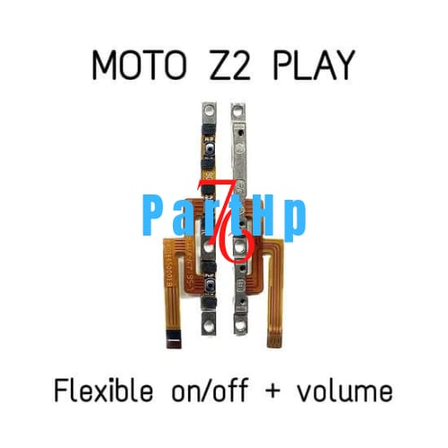 Flexibel Connector Power On Off + Volume Moto Z2 Play/XT1710-09/XT-1710-10/XT71-07 - Fleksibel Fleks