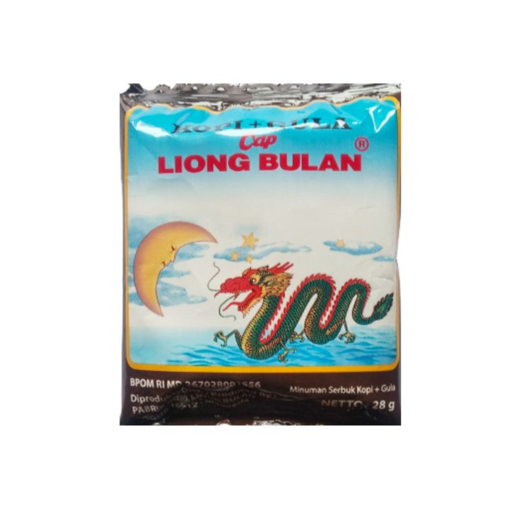 

Kopi Cap Liong Bulan Kopi + Gula [28g]/ 1 Pc