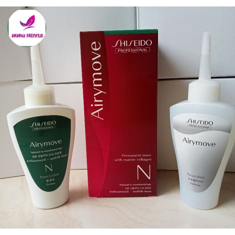 Shiseido Airymove N Permanen Wave Curl Perm For Natural To sensitized