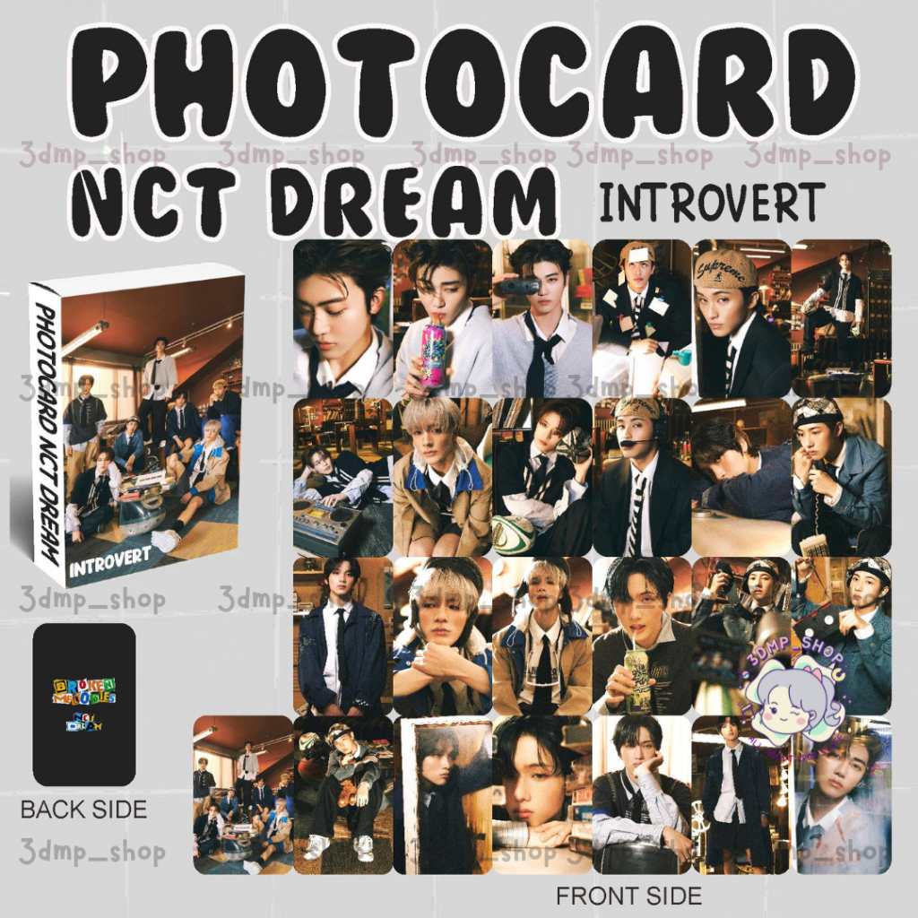 [2 sisi  - 25 lembar] Photocard nct dream broken melodies