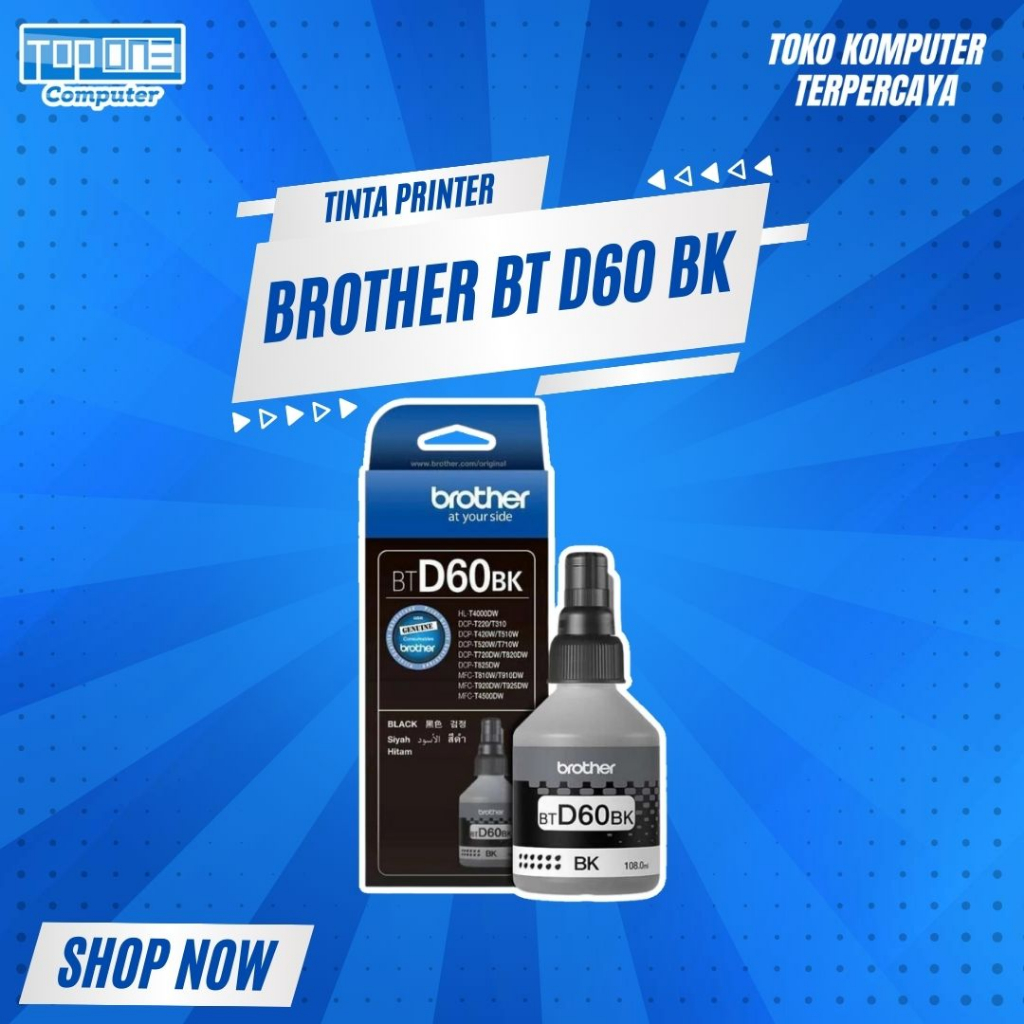 Tinta Brother BT D60 Black Original