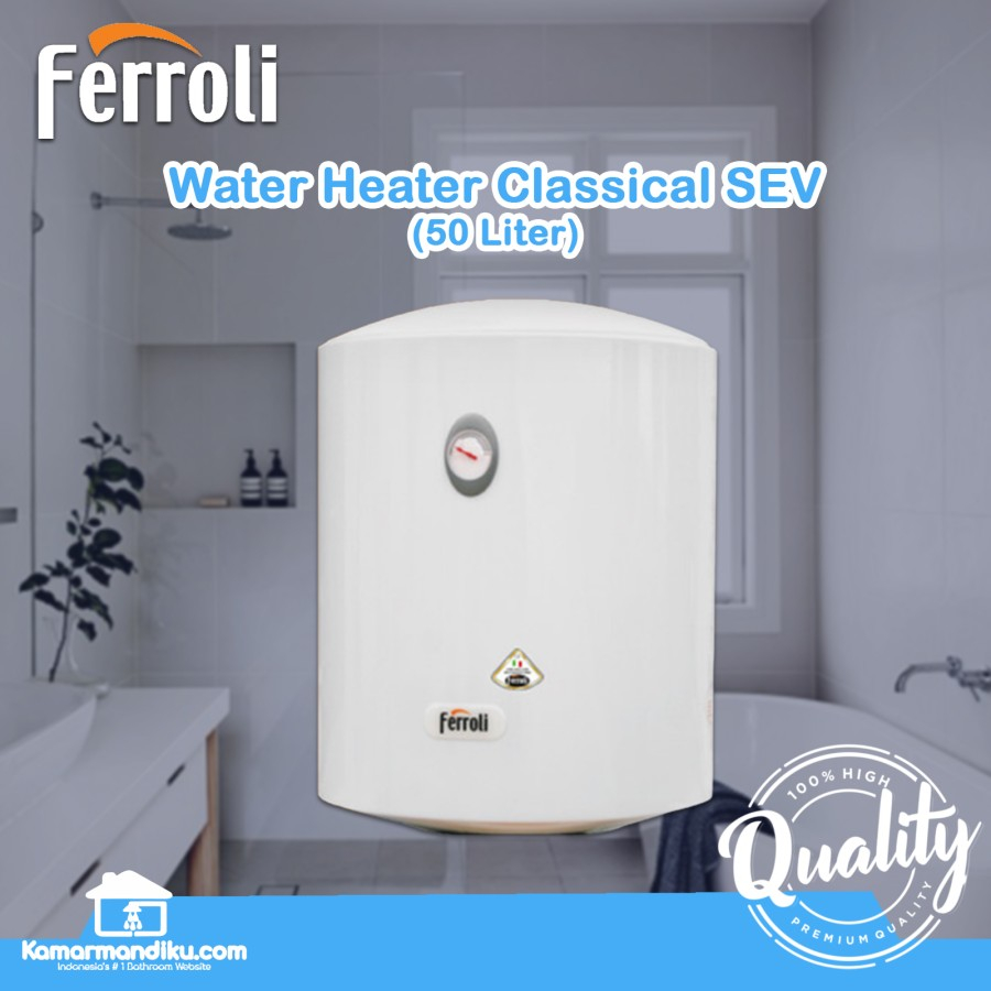 Ferroli Classical SEV - Pemanas Air Gas Dinding 50L