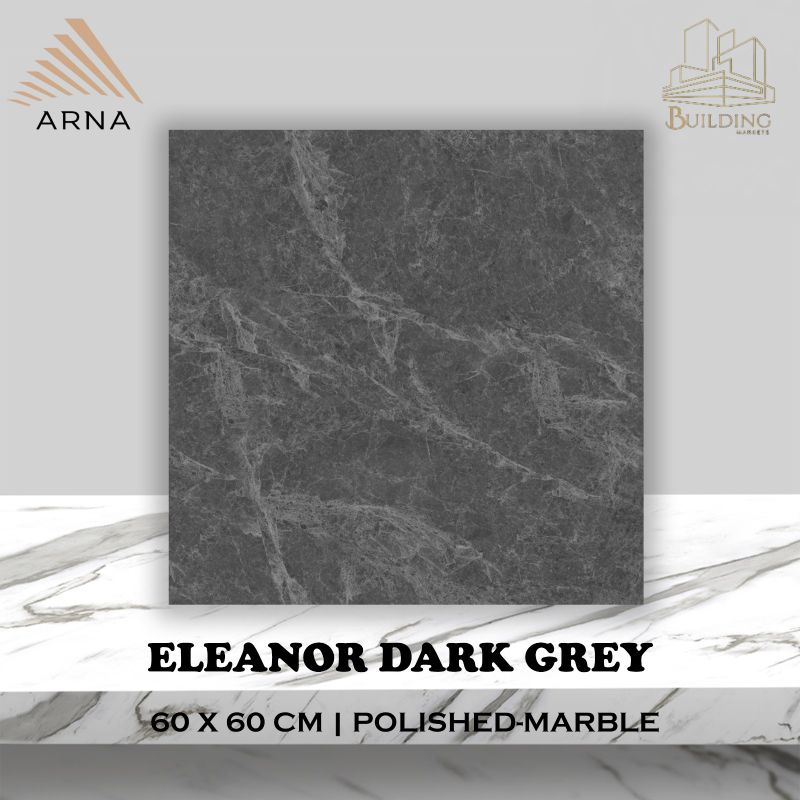 Granite Lantai 60×60 ELEANOR DARK GREY/GLOSSY/ARNA/SERIES