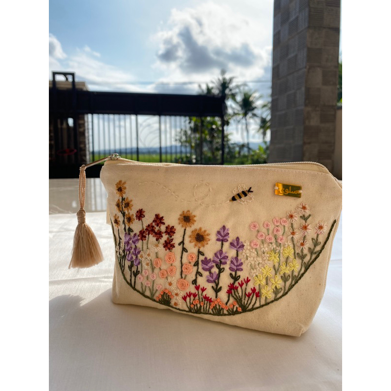 MAKE UP POUCH | MAKE UP POUCH EMBROIDERY | MAKE UP POUCH CUSTOM