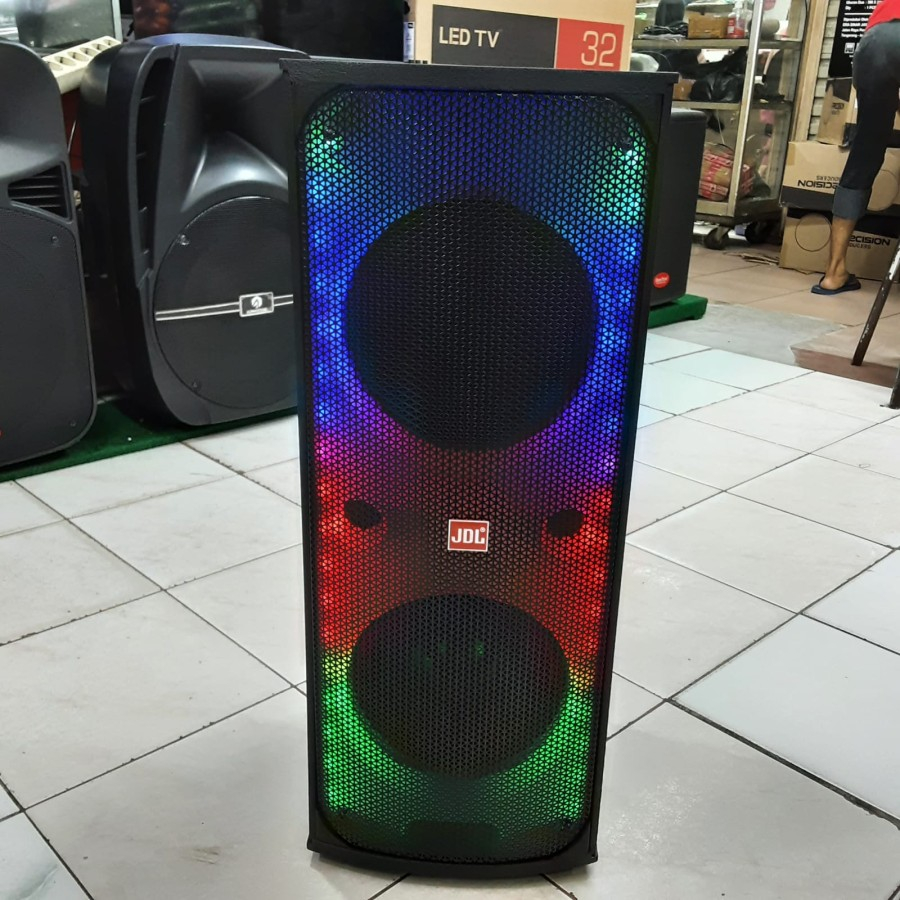 Speaker Portable Wireless JDL Q 88 Original JDL Q88 8 inch Bluetooth